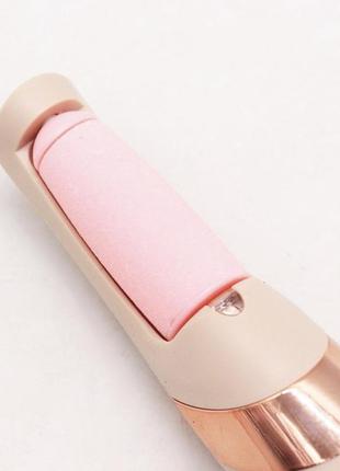 Электрическая пемза для ног, с 2 роликами, flawless pedi / аккумуляторный аппарат для педикюра