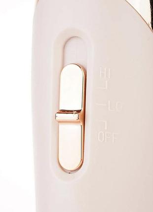 Электрическая пемза для ног, с 2 роликами, flawless pedi / аккумуляторный аппарат для педикюра