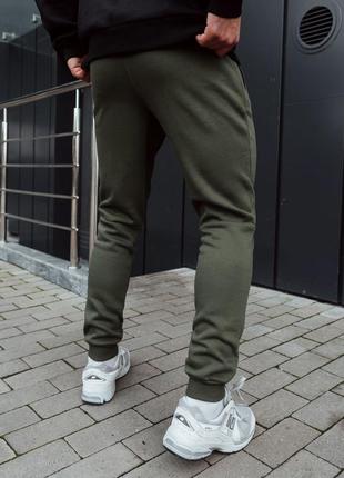 Спортивні штани staff sm khaki fleece4 фото