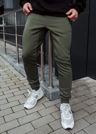 Спортивні штани staff sm khaki fleece5 фото