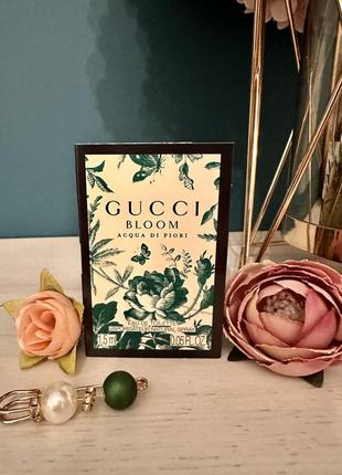 Парфумировання вода gucci bloom acqua di fiori 1,5 ml парфюм gucci парфум