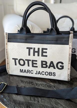 Сумка жіноча маркбалкс мінічорний світлий marc jacobs tote bag