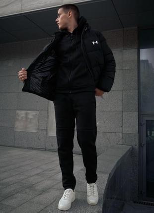 ❄️ куртка зимова чорна under armour ❄️5 фото