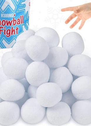 Набір штучних снігових кульок kuango snowball fight 30шт