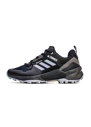 Кросівки жіночі / чоловічі чорні adidas color terrex swift r3 gore-tex