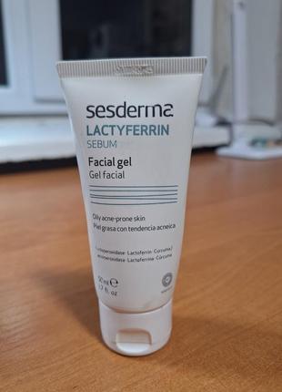 Гель для лица увлажняющий sesderma laboratories lactyferrin