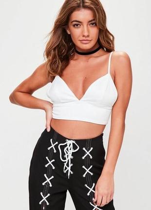 Шикарный атласный бралетик\топ\бра\лиф missguided asos (бирка!)5 фото