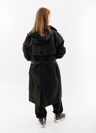 Жіноча куртка nike trench su чорний m (7dfb4521-010 m)2 фото