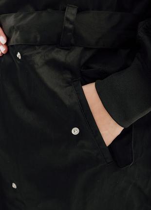 Женская куртка nike trench su черный m (7dfb4521-010 m)4 фото