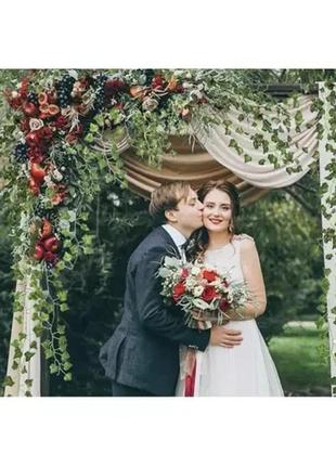 Искусственные листья, плющ-гирлянда, лоза 12.6м4 фото