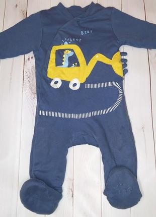 Чоловічок, ромпер теплий, для прогулянок від mothercare.