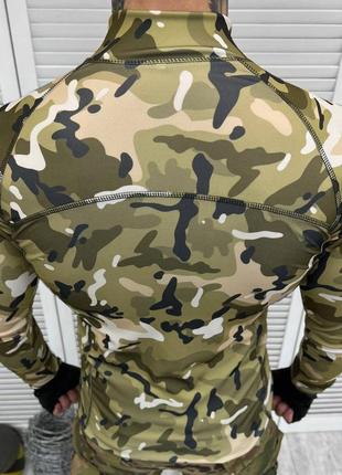 Мужской трикотажный убакс 5.11 с карманами и липучками под шевроны / плотная рубашка приталенного кроя3 фото