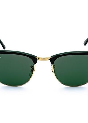 Сонцезахисні окуляри ray-ban clubmaster rb3016 w0365 tinted green
