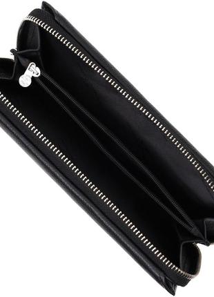 Кошелек-клатч унисекс из натуральной кожи st leather 19432 черный5 фото