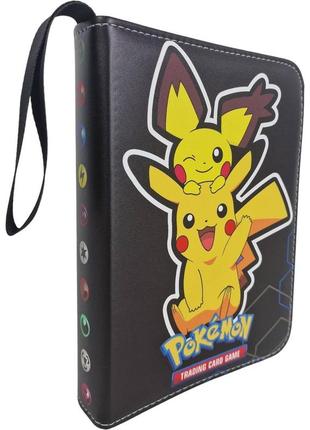 Альбом для карт покемон на 400 штук на змейке