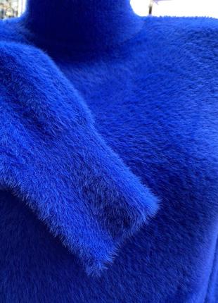 Гольф светр теплий жіночий альпака з високою горловиною7 фото