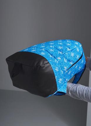 Рюкзак + сумка через плечо adidas синий комплект мужской адидас городской спортивный портфель + барсетка6 фото