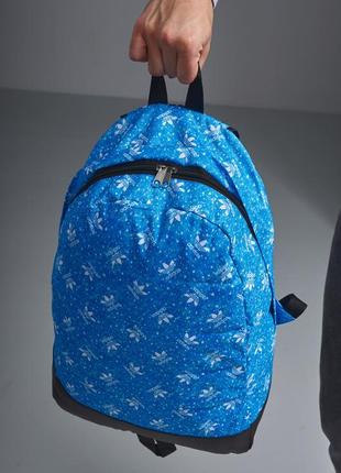 Рюкзак + сумка через плечо adidas синий комплект мужской адидас городской спортивный портфель + барсетка8 фото