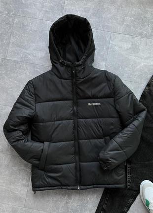 Куртка зимова чоловіча коротка до -20 generation тепла сіра пуховик чоловічий зимовий з капюшоном4 фото