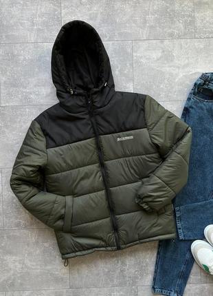 Куртка зимова чоловіча коротка до -20 generation тепла сіра пуховик чоловічий зимовий з капюшоном8 фото