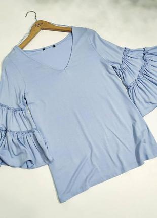 ❤️ніжно блакитна блуза