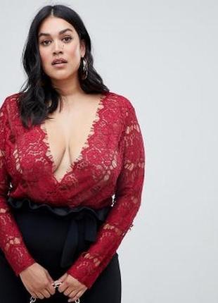 Кружевное боди asos