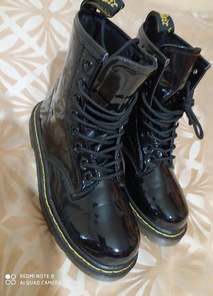 Ботинки Жіночі черевики dr martens 1460 red термо