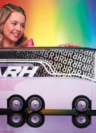 Ігровий набір рейнбоу хай музичний автобус сцена rainbow high rainbow vision world tour bus & stage4 фото