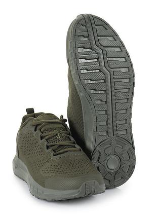 Мужские кроссовки m-tac summer pro с сетчатыми вставками и резиновыми накладками олива размер 402 фото