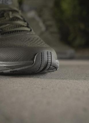 Мужские кроссовки m-tac summer pro с сетчатыми вставками и резиновыми накладками олива размер 408 фото