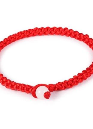 Браслет червона нитка на руку оберіг 19.5см br-001, 19.5 см