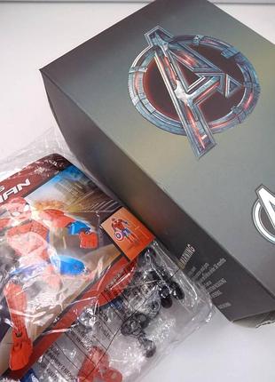 Фигурка супергерой: человек-паук (spider man) lotit no 315-2 56 деталей 02060