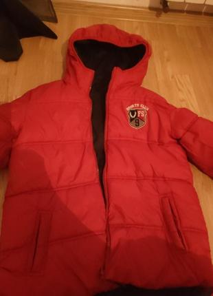 Куртка зимняя на две стороны3 фото