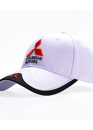 Бейсболка mitsubishi motors белый 03904