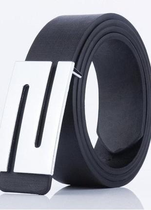 Ремень guizue унисекс черный  01457