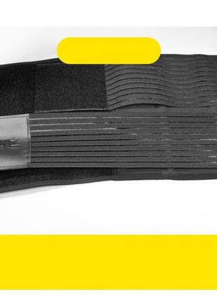 Фитнес пояс adlikes для похудения и занятий спортом xl черный 03169