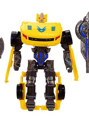 Игрушка трансформер 39-6, размер машинки – 11.3*5.6*3.5 см жельтый топ