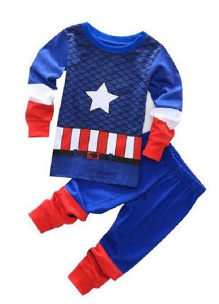 Костюм дитяча піжама captain america baby has xl 03499