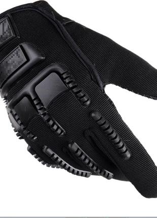 Рукавички тактичні ruin hawk у стилі мілітарі чорний l 01056
