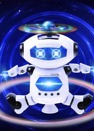 Танцующий светящийся интерактивный робот dancing robot wizhikang 01896