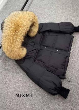 Жіноча куртка дута 9664 з капюшоном демі весна /осінь /зима (42-46, 48-50 оверсайз  розміри)5 фото