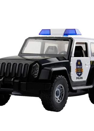 Дитячий конструктор позашляховик jeep поліція diy з викруткою 02333