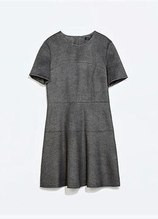 Теплое красивое платье zara cos