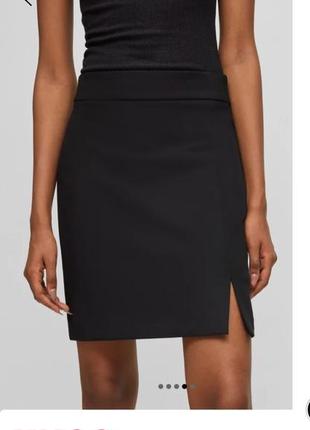 Фирменная деловая юбка карандаш hugo boss