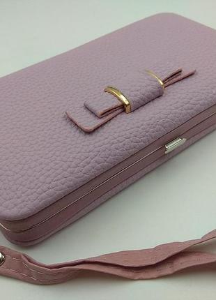 Гаманець жіночий з екошкіри pidanlu фіалковий 00509