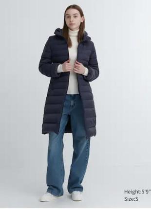 Uniqlo пуховик тонкий р. с ultra light down