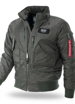 Мужская куртка пилот оливковый dobermans aggressive aviator offensive premium jacket (m)