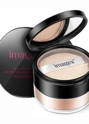 040505 фінішна пудра images/hymey`s rejuvenation repair makeup powder тон 02 айворі білий 15г