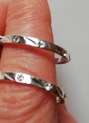 Женские серьги кольца от avon6 фото