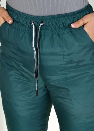 Теплые брюки на синтепоне, 44-62 размеров. 17742895 фото